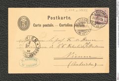 k.k. naturhistorisches Hofmuseum, Intendanzakten 1885-1896 (Hauer), Aktenzahl Z.111.a/1888, Seite 1